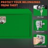 Truck Bed Toolbox Underbody Truck Box Black Steel Under Truck Toolbox with Lock,Waterproof Heavy Duty Tool Box Storage Organizer Chest - 4 of 4