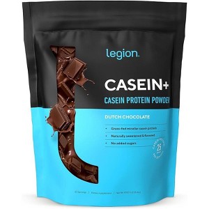 Legion Casein+ Casein Protein Powder - 30 Servings (Dutch Chocolate) - 1 of 4