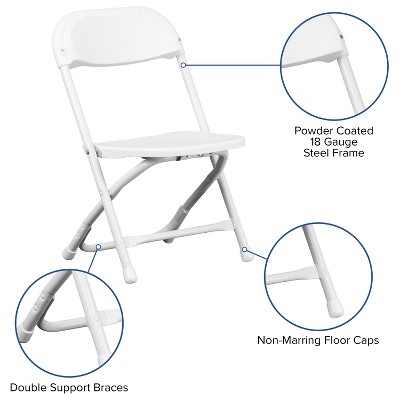 Flash Furniture 2 Pack Kids White Plastic Folding Chair Target   GUEST 27f9d35e 250b 4d75 8c41 Cd6e8a20d909