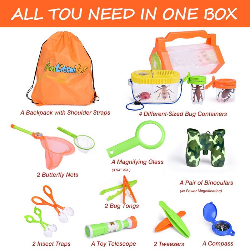 Fun Little Toys Educational Bug Catcher Kit, 27 pcs, 2 of 8