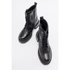 Coralo Black Lace‑Up Combat Boot (Women) | Prologue Shoes - 3 of 4