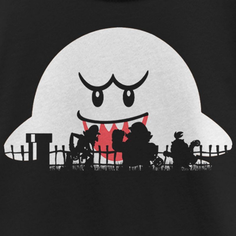 Girl's Nintendo Halloween Boo Silhouettes T-Shirt, 2 of 5