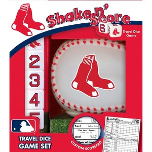 MasterPieces Officially Licensed MLB Boston Red Sox Shake N' Score Dice Game for Age 6 and Up. - 1 of 4