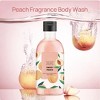 Wikineon Refreshing Peach Shower Gel - Infused with Natural Peach Extract, Gentle Cleansing Formula for Skin, Long-Lasting Fruity Fragrance - 2 of 4