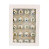 Craftoutlet.Com 1.25 In Palm Trees & Packages Ornament Set Mini Ball Ornaments Glittered Tree Ornament Sets - 3 of 3