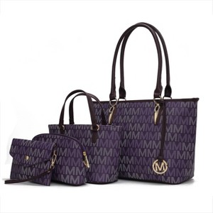 MKF Collection Alexy M Signature Tote Purse Handbag Women’s Set Vegan Leather by Mia K. - 1 of 4