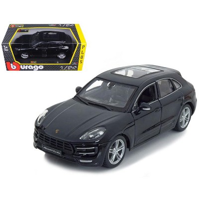 Porsche Macan Turbo Black 1/24 Diecast Model Car by BBurago