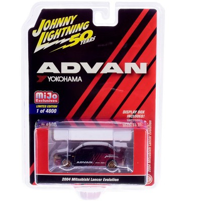 2004 Mitsubishi Lancer Evolution "ADVAN Yokohama" "JL 50th Anniversary" Ltd Ed 4800pcs 1/64 Diecast Car Johnny Lightning