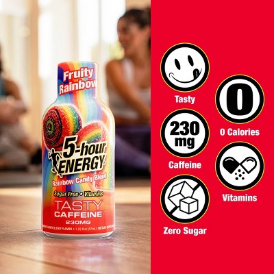 5 Hour Energy Fruity Rainbow Extra Strength Shot - 10pk - 19.3 fl oz