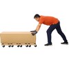 Skran Furniture Moving Dolly, Heavy Duty Wood Rolling Mover with WheelsHeavy Items, Securely Holds 500 Lbs - 2 of 4