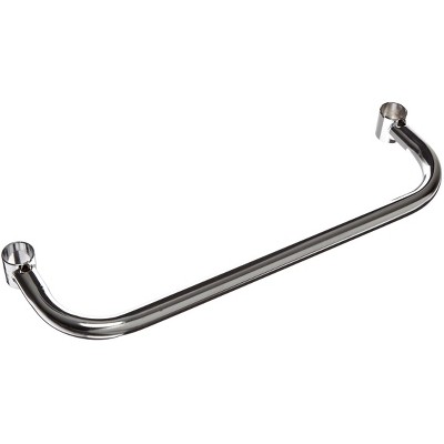 Quantum Storage Systems Push Handle, 21"W, Chrome Plated Finish