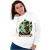 Christmas Skeleton Juggling Elf Sweatshirt for Men or Women Brisco Brands - 4 of 4