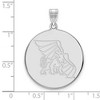 Black Bow Jewelry 10k White Gold Missouri Western State Griffons NCAA Extra Large Pendant - 2 of 3