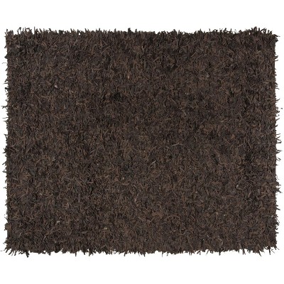 Leather Shag LSG601 Handwoven Rugs - Safavieh