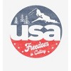 Americana USA Freedom Is Calling Adult Crew Neck Long Sleeve Tee - 2 of 2