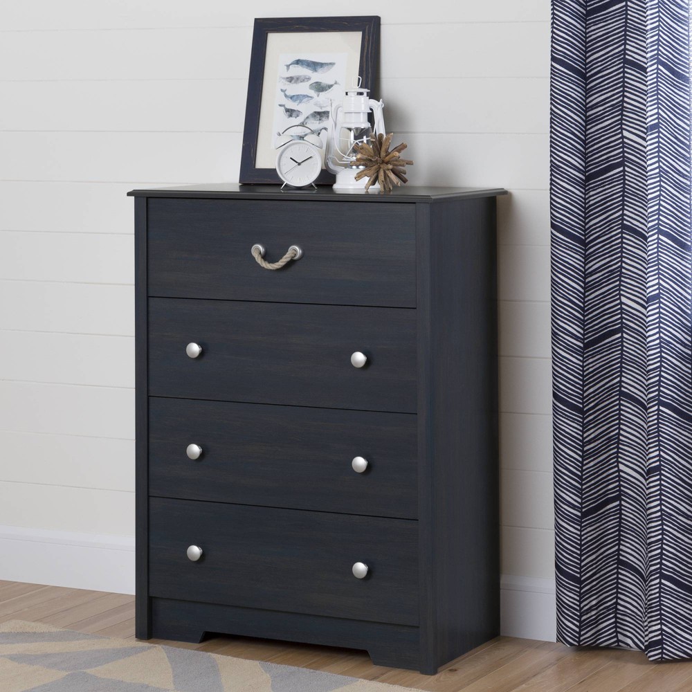 Photos - Dresser / Chests of Drawers Aviron 4-Drawer Kids' Chest Blueberry - South Shore