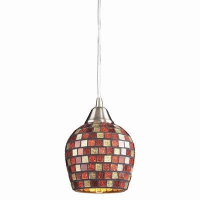 Elk Home Fusion 1 - Light Pendant in  Satin Nickel