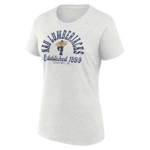 NCAA Northern Arizona Lumberjacks Men's Oatmeal Heather Crew T-Shirt - 1 of 3
