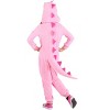 HalloweenCostumes.com Girl's Pink Dinosaur Jumpsuit - image 3 of 4