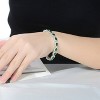 Guili Sterling Silver Oval CZ Bracelet in Green or Blue—Timeless, Sparkling, and Elegantly Versatile for Any Occasion. - 3 of 4