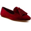 Tromso Iconic Tassel Detail Velvet Women Loafers - 2 of 4