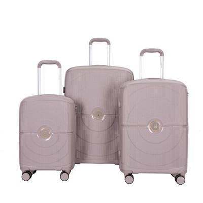 Whisen 3-Piece Set(20/24/28 in.) Luggage Sets Hardshell Lightweight Suitcase with TSA Lock