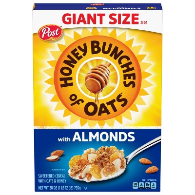 Honey Bunches of Oats with Almonds Breakfast Cereal - 28oz - Post