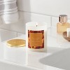 10oz Lidded White Glass Jar Candle Harvest Apple and Leaves - Threshold™ - 2 of 3