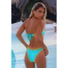 'Turquoise' Kailani Fixed Bikini Bottoms TURQUOISE LARGE/EXTRA LARGE - 2 of 4