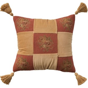 Mina Victory Vintage Floral Traditional Indoor Throw Pillow - 1 of 4