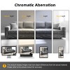 QingMoon 102.4 "  4-Seat Sectionals  Sofa Deep Seat Couches with Soft Pillows,Convertible Deep Seat Sofa Lounge Chair for Living Room Bedroom - 4 of 4