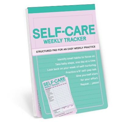 Knock Knock Self Care Weekly Tracker Notepad