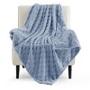 Cozy Comfort by Bedsure | Cute Soft Cozy Checkered 260GSM Throw Blanket for Couch Twin Size White - 2 of 4