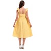 Maternity Dress Women Floral Midi Corset Dress Boho Flowy Dresses for Women - 4 of 4