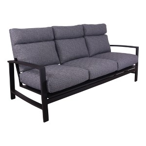 Courtyard Casual Santorini Sofa with Envelop back Cushion  Alum frame in powder coating - 1 of 2