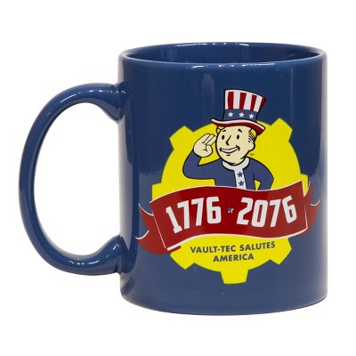 Just Funky Fallout Collectibles | Fallout 76 Tricentennial Ceramic Coffee Mug | 11 oz