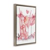 Stupell Industries Pink Glam Cocktail Party Black Framed Floater Canvas Wall Art - 3 of 4