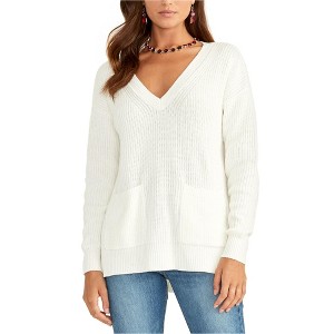 Rachel Roy Womens Front Pockets Knit Sweater - 1 of 1