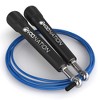 WOD Nation Adjustable Speed Jump Rope For Men, Women & Children - Blazing Fast Fitness Skipping Rope Perfect for Boxing - Black - 2 of 4