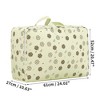 Unique Bargains Storage Bag with Zip for Clothes Bedding Blanket Clothes Storage Beige - 2 of 4