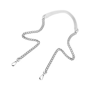 Unique Bargains Metal Corrosion-Resistant PU Leather Purse Flat Chain Strap - 1 of 4