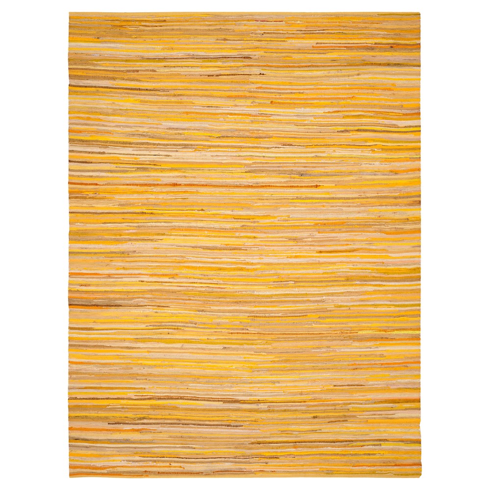 3'x5' Jessica Woven And Flatweave Rug Yellow/Multi - Safavieh