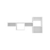 SEVOBAL Utility Storage Shelves Bookshelf 7-Tier Wall Shelf, Multi-Useful Modular Cube Storage for Living Room, White, 36.61"*11.02"*4.33" - 4 of 4