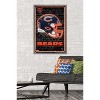 Trends International NFL Chicago Bears - Neon Helmet 23 Framed Wall Poster Prints - 2 of 4