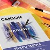 Canson Graduate Mixed Media Pad, Foldover Binding, 20 Sheet, 5.5x8.5 inch, Pack of 3 - 3 of 4