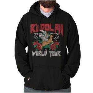 Christmas Rudolph Xmas World Tour Hoodie Sweatshirt Women Men Brisco Brands - 1 of 4