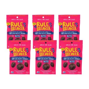 Rule Breaker Gluten-Free & Vegan Deep Chocolate Brownie Bites - Case of 6/4 oz - 1 of 4