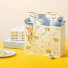 20ct Banded Tissue Gold Metallic List White/Light Blue - Spritz™ - 2 of 3