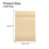 Unique Bargains Sealable Resealable Packaging Zipper Bags Foil Food Storage Pouches 100 Pcs - 2 of 4