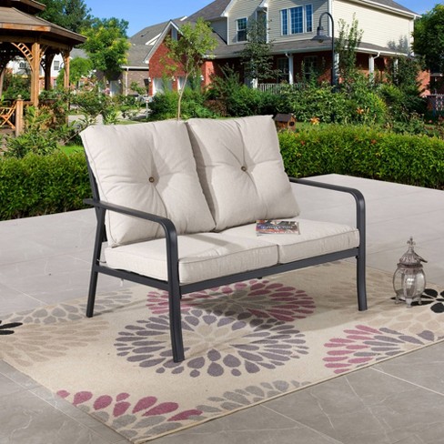 Target outdoor hot sale loveseat cushions